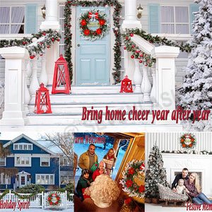 Christmas Decorations Wreath/Window Arrangement Door Hanging Rattan