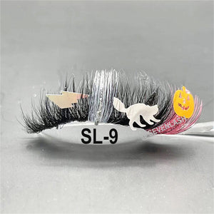 Halloween 20MM Party/Stage/Festival Color Glitter Eyelashes