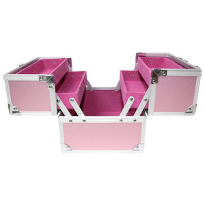 Deluxe Pink Eyelash Kit Suit Case