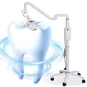 Rotation Arm Portable Laser LED Lamp Dental Teeth Whitening Light Machine With Wheels