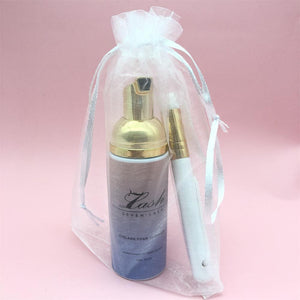 Eyelash Extension Cleanser Foam (60ml+1 brush+1 lace bag)