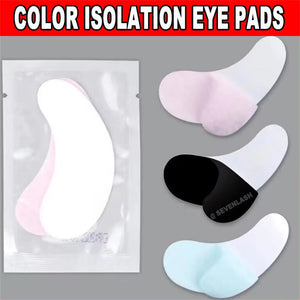 Colored Hydrogel Eye Pads for Isolating Grafted and Planted Eyelashes