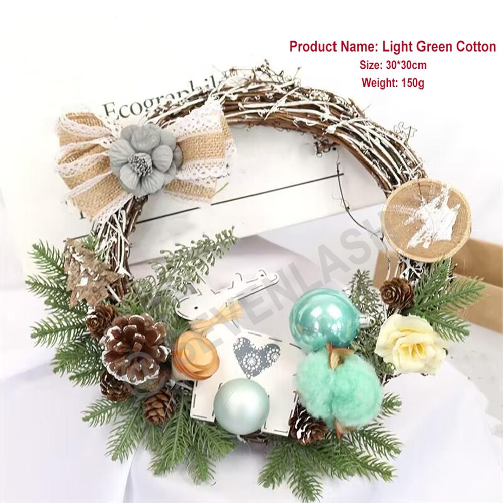 Christmas Decorations Wreath/Window Arrangement Door Hanging Rattan