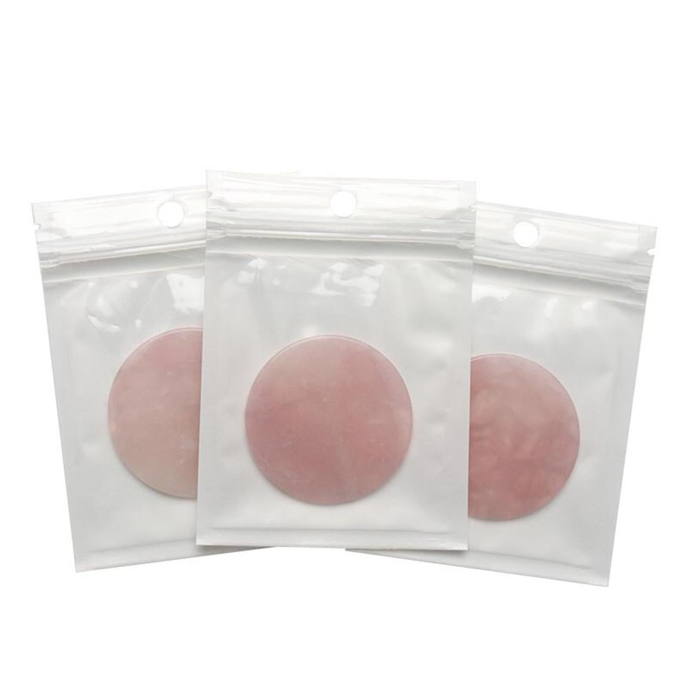 2PC Pink Jade Stone Glue Pallet Holder for Eyelash Extensions