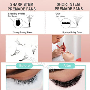 10D Sharp Stem Premade Fans Lash Extension (320Fans)