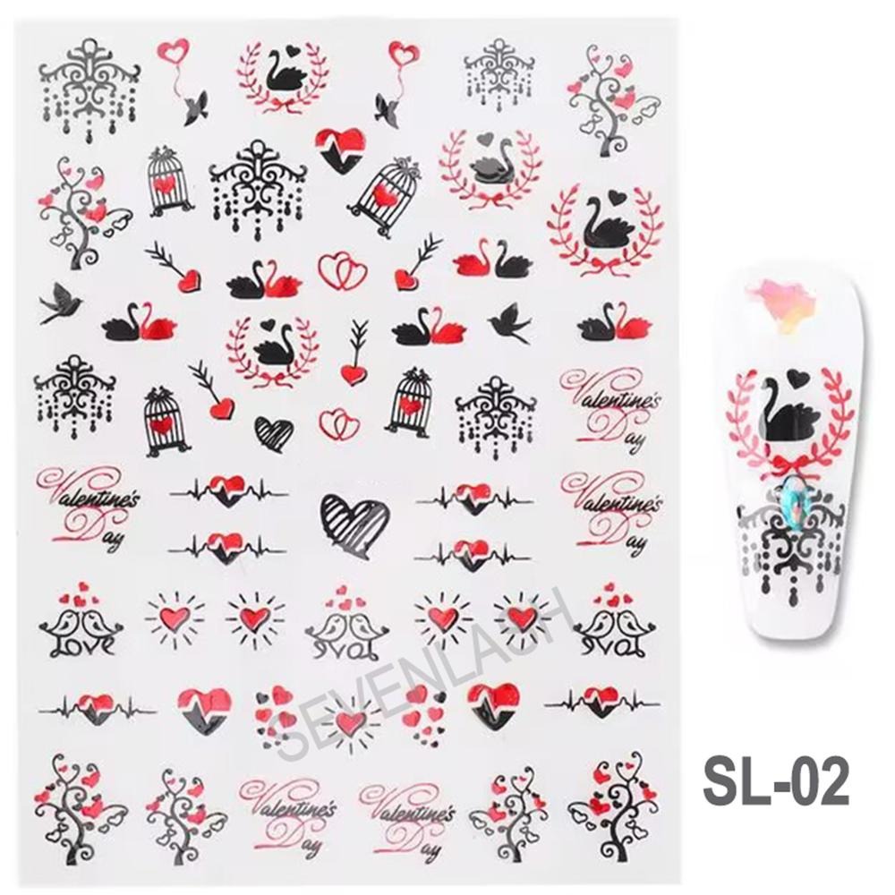 Valentines Day Nail Art Sticker Nail Art Accessories