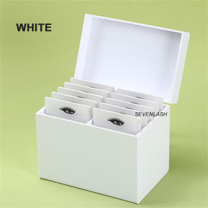 Marble Texture Grafted Eyelashes Dustproof Storage Box