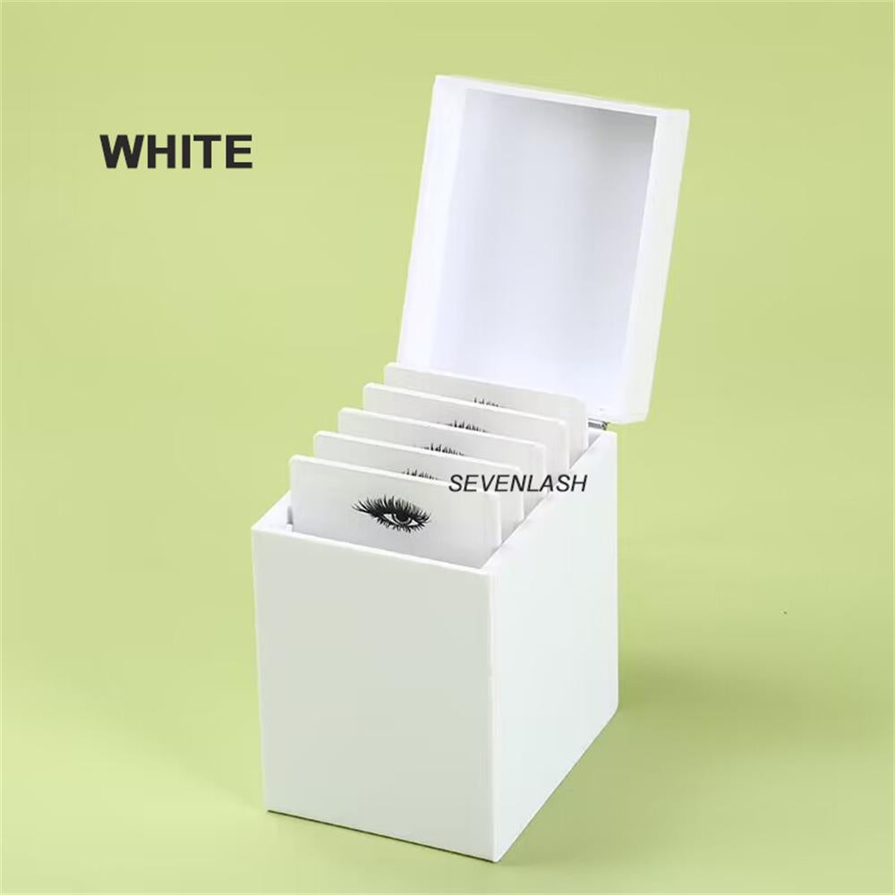 Marble Texture Grafted Eyelashes Dustproof Storage Box