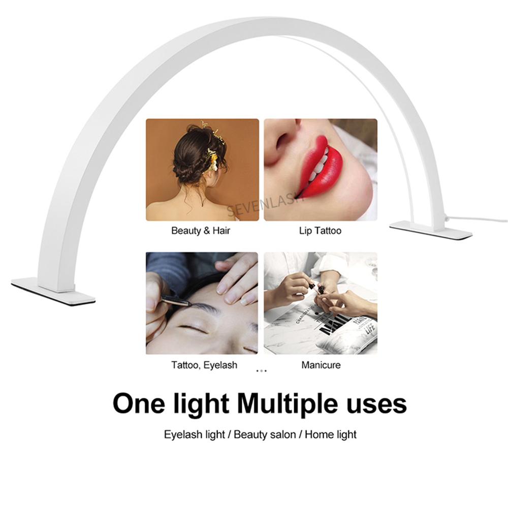 New Half Ring Beauty Fill Moon Lash Light Manicure For Eyelash Extension