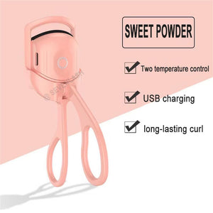 Heated Eyelash Curler USB Electric Eyelash Curler with Eyelash Separator