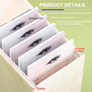 Marble Texture Grafted Eyelashes Dustproof Storage Box