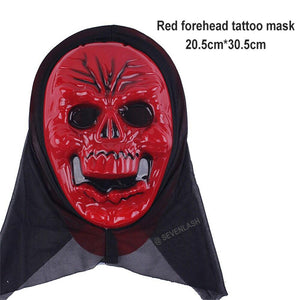 Halloween Retro Mask Ghost Festival Masquerade Party Horror Scary Skull