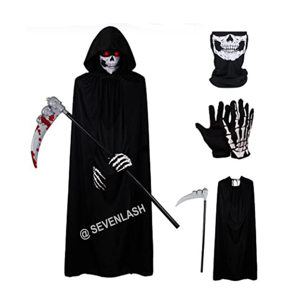 Halloween Party Adult Grim Reaper Costume Props
