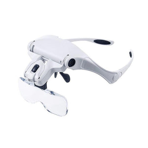 LED Light Helmet Magnifier Glass For Eyelash Extensions