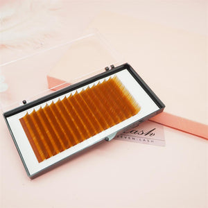 Bright Brown Color  Volume Lash Extension (16rows)