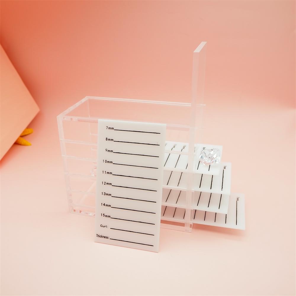 Lash Extension Storage Box 5 Layers Acrylic Pallet Lash Display Holder