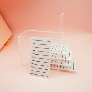 Lash Extension Storage Box 5 Layers Acrylic Pallet Lash Display Holder