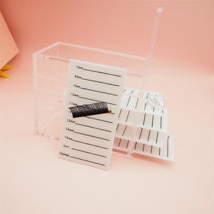 Lash Extension Storage Box 5 Layers Acrylic Pallet Lash Display Holder