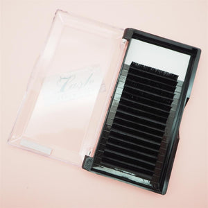 (Without Logo) 0.07 Easy Fans Lash Extension 16 Rows