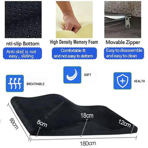 Salon bed with lash mattress and dark fitted sheet – client ready